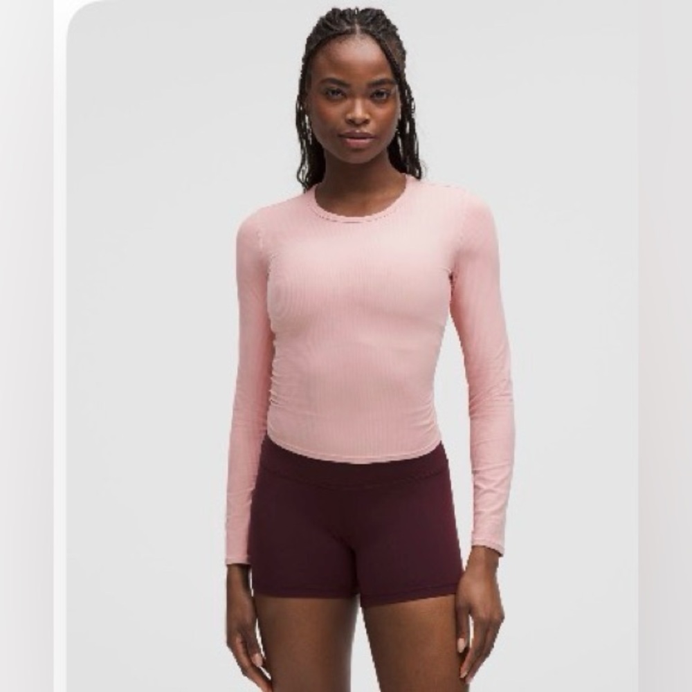 Lululemon All It Takes Back-Twist Ribbed Long Sleeve Tee